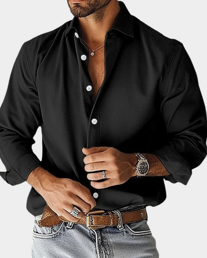 LUCAS TREMBLAY - MEN’S SLIM-FIT STRETCH BUTTON-UP SHIRT