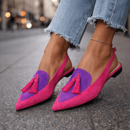 VALENTINA – Slingback in Camoscio