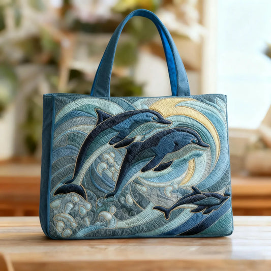 Borsa™ Artigianale con Delfini