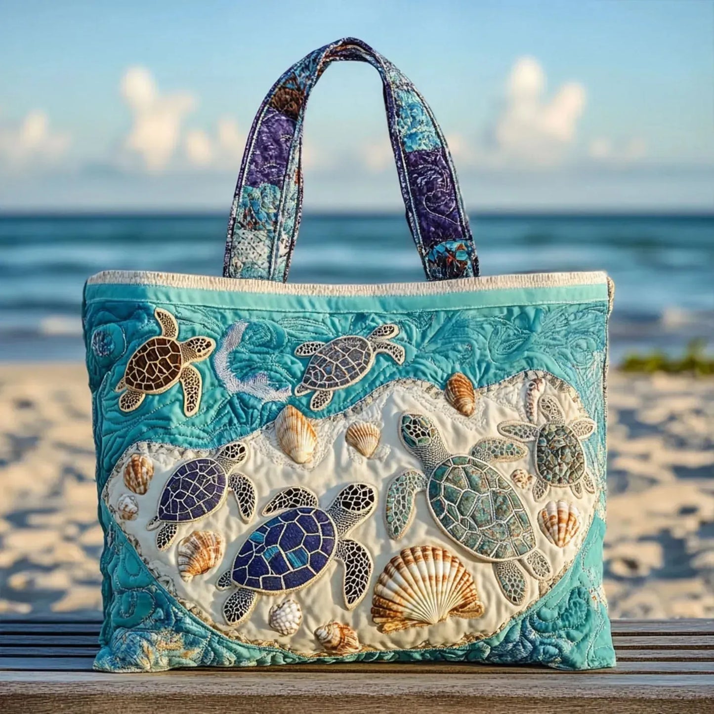 Borsa™ Artigianale Abbraccio di Tartaruga