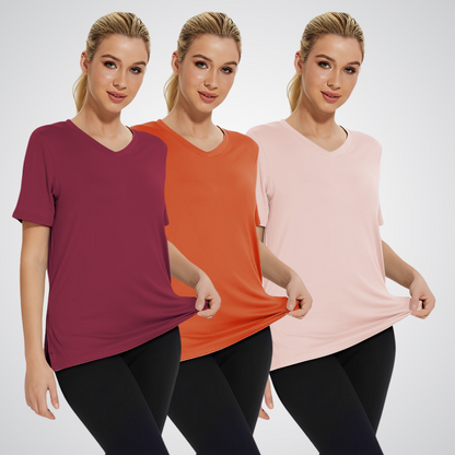 SELENA™ Casual Loose Fit Tee Pack of 3