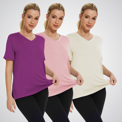 SELENA™ Casual Loose Fit Tee Pack of 3