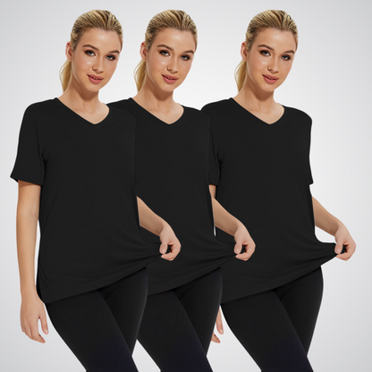 SELENA™ Casual Loose Fit Tee Pack of 3