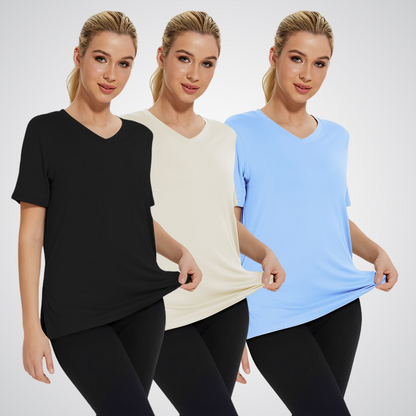 SELENA™ Casual Loose Fit Tee Pack of 3