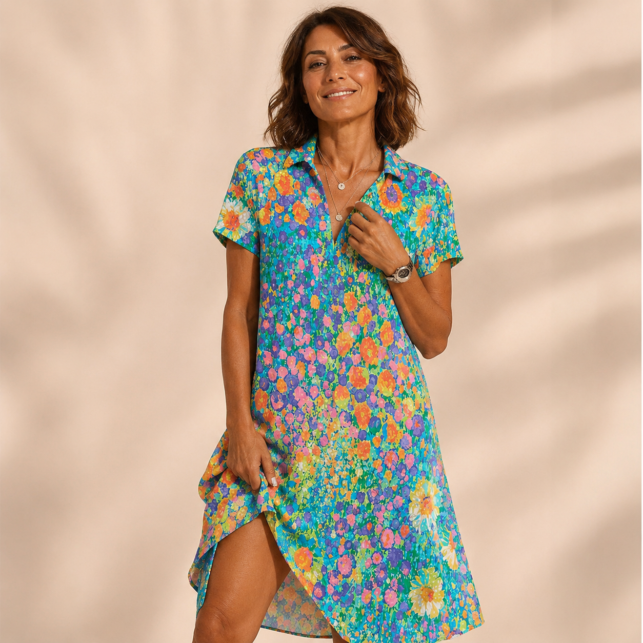 MARGHERITA – Abito Midi Estivo Elegante
