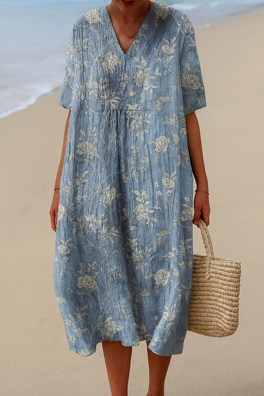 Blue Willow Dress