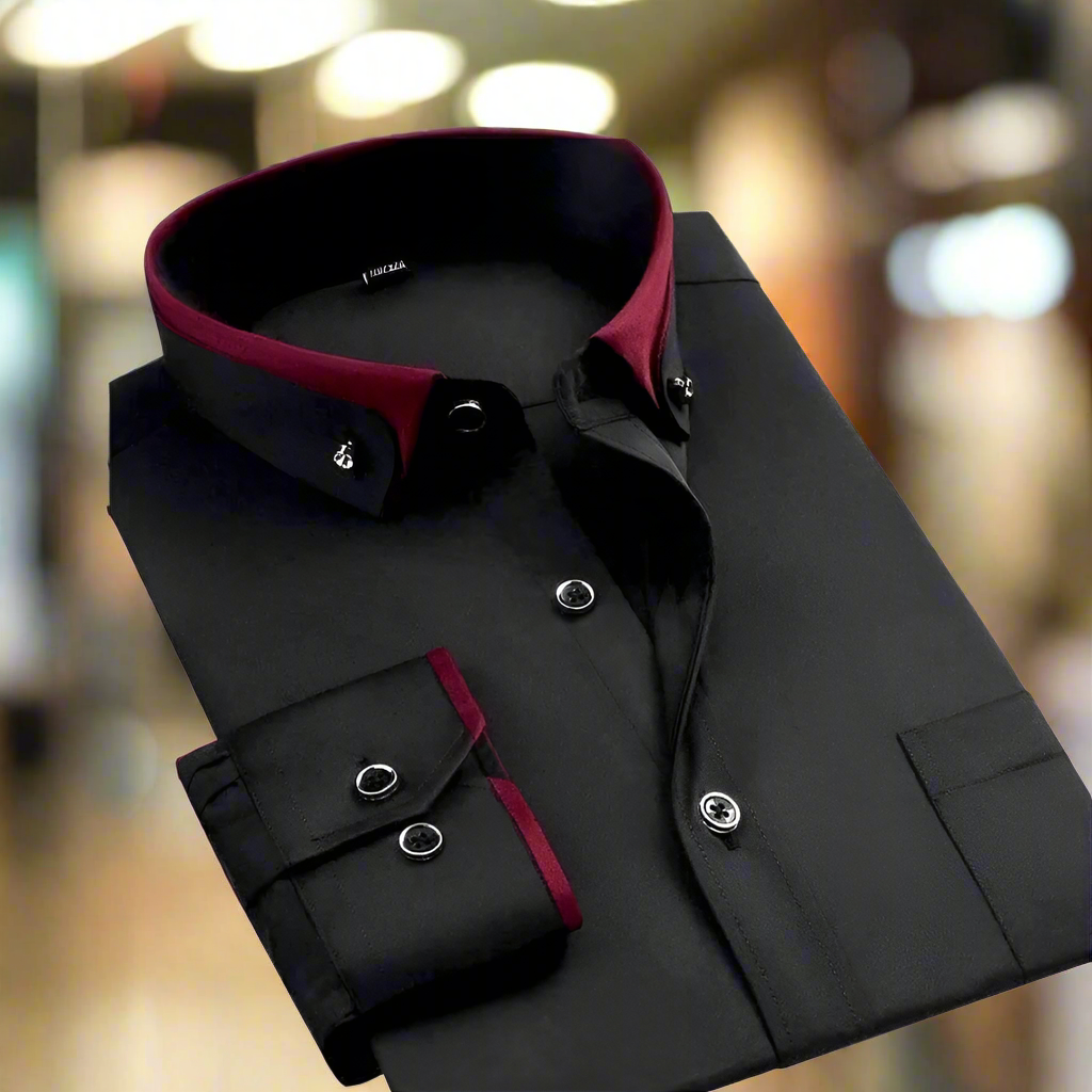 Adalbert™ | Classic Cotton Shirt with Long Sleeves