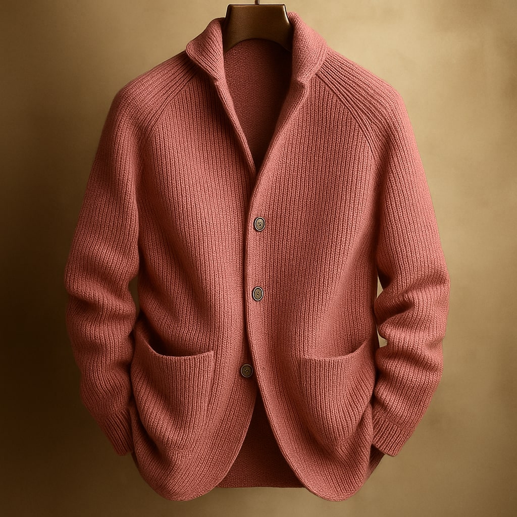 MASON - LIGHTWEIGHT BUTTON-UP KNIT CARDIGAN