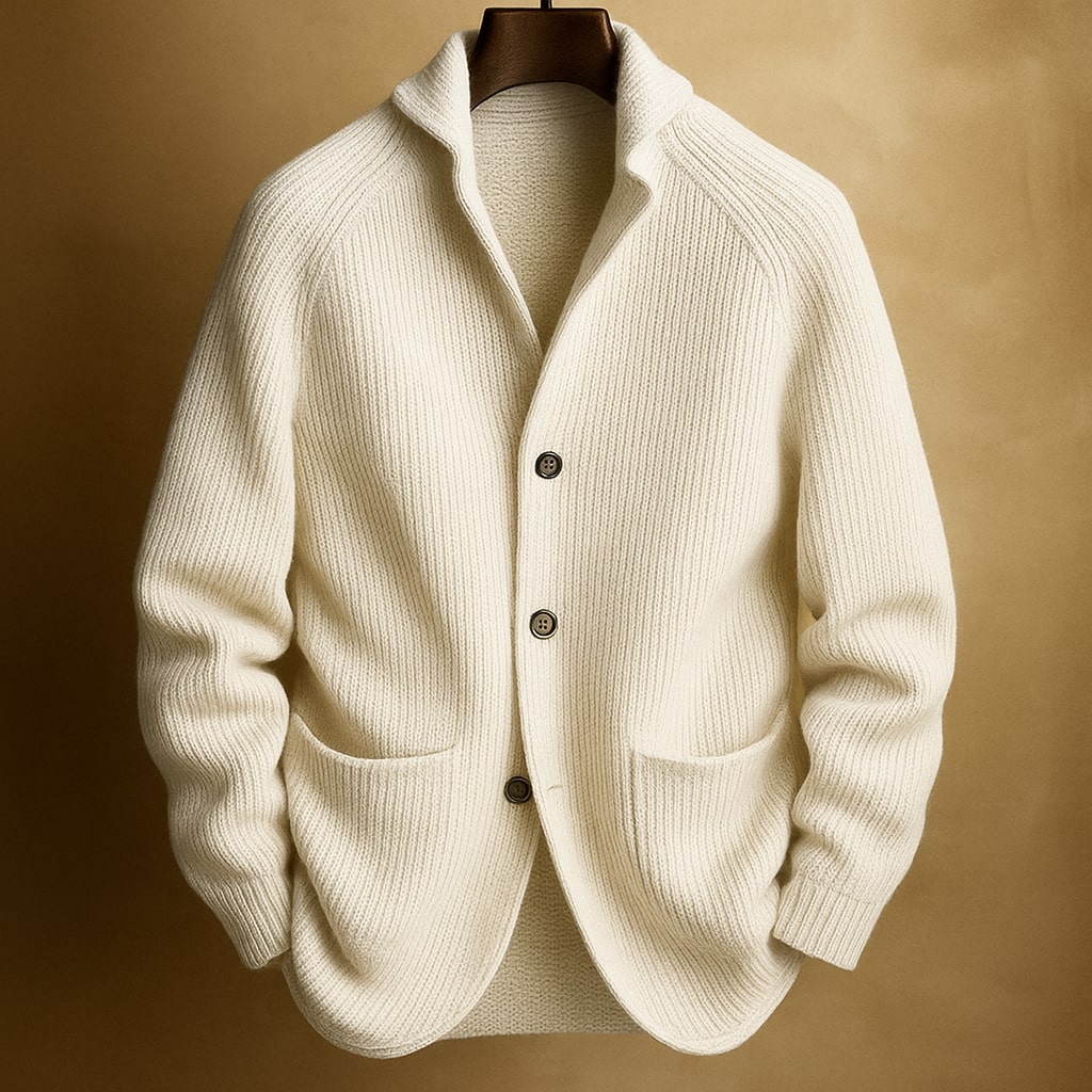 MASON - LIGHTWEIGHT BUTTON-UP KNIT CARDIGAN
