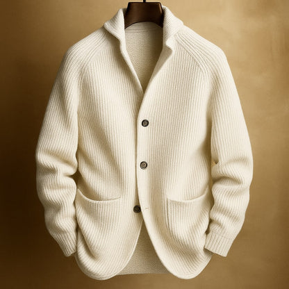 MASON - LIGHTWEIGHT BUTTON-UP KNIT CARDIGAN