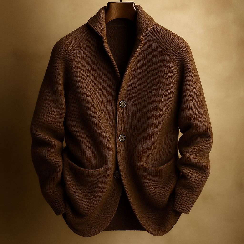 MASON - LIGHTWEIGHT BUTTON-UP KNIT CARDIGAN