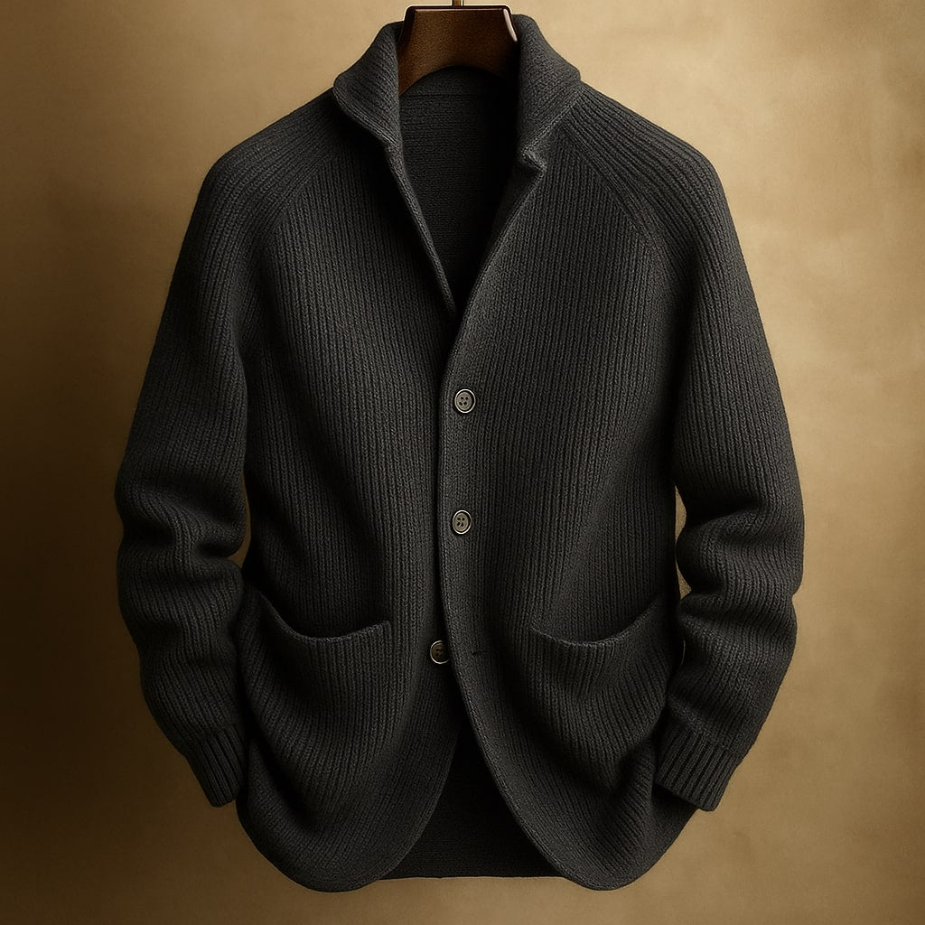 MASON - LIGHTWEIGHT BUTTON-UP KNIT CARDIGAN