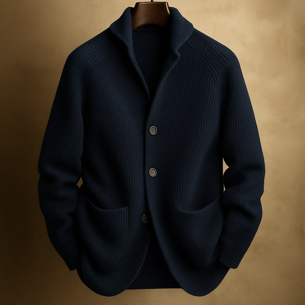 MASON - LIGHTWEIGHT BUTTON-UP KNIT CARDIGAN