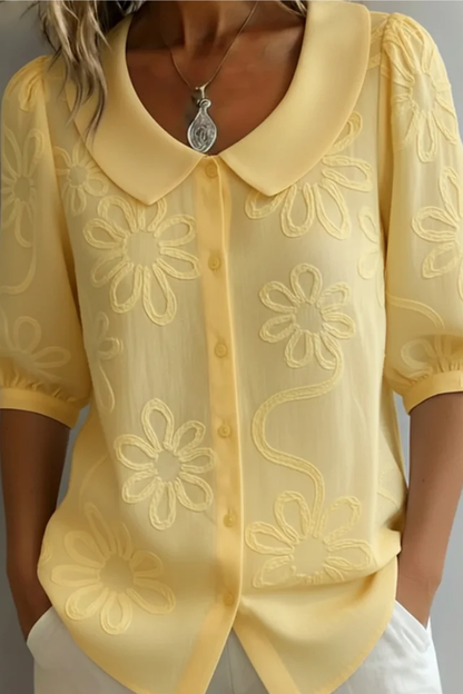 LIVIANA – Camicetta Floreale Elegante