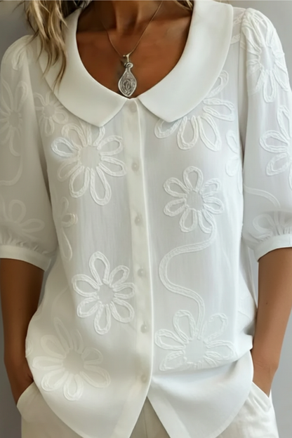 LIVIANA – Camicetta Floreale Elegante