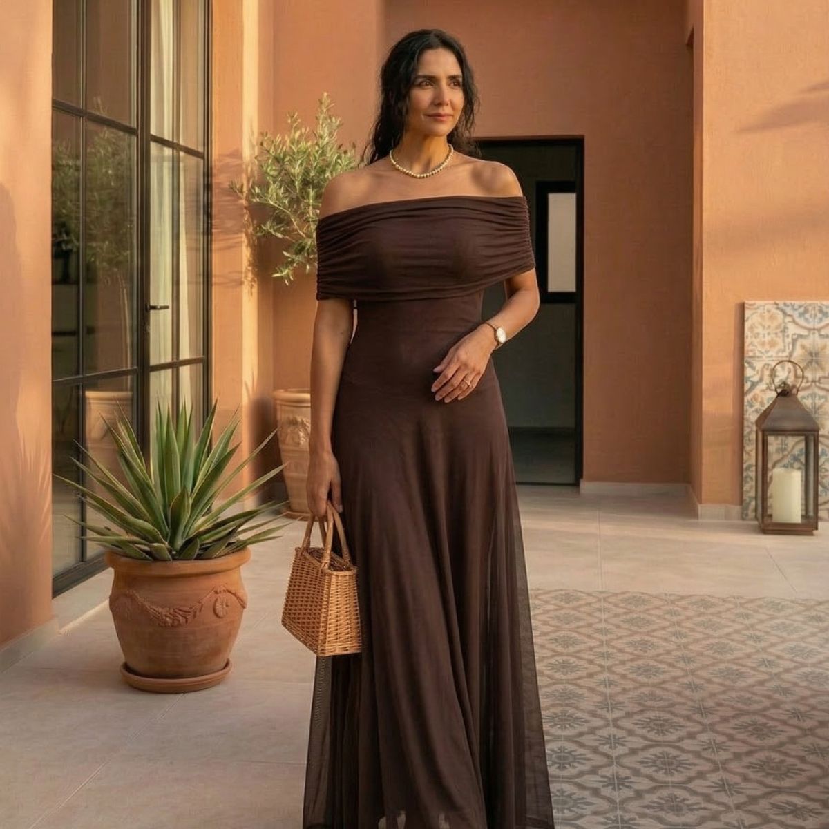 ELISA – Abito Elegante con Spalle Scoperte