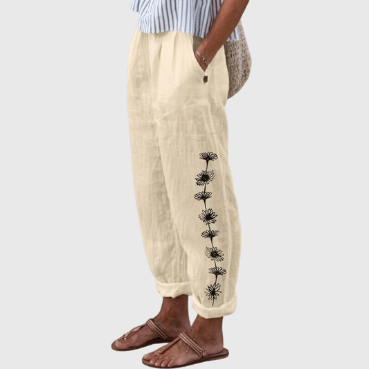 BIANCAMARIA – Pantaloni Lunghi in Maglia dal Taglio Morbido