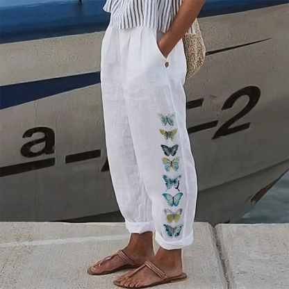 GIULIA – Pantaloni Floreali dal Taglio Morbido