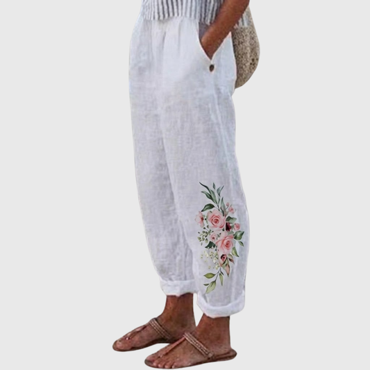 ADELAIDE – Pantaloni Floreali dal Taglio Morbido