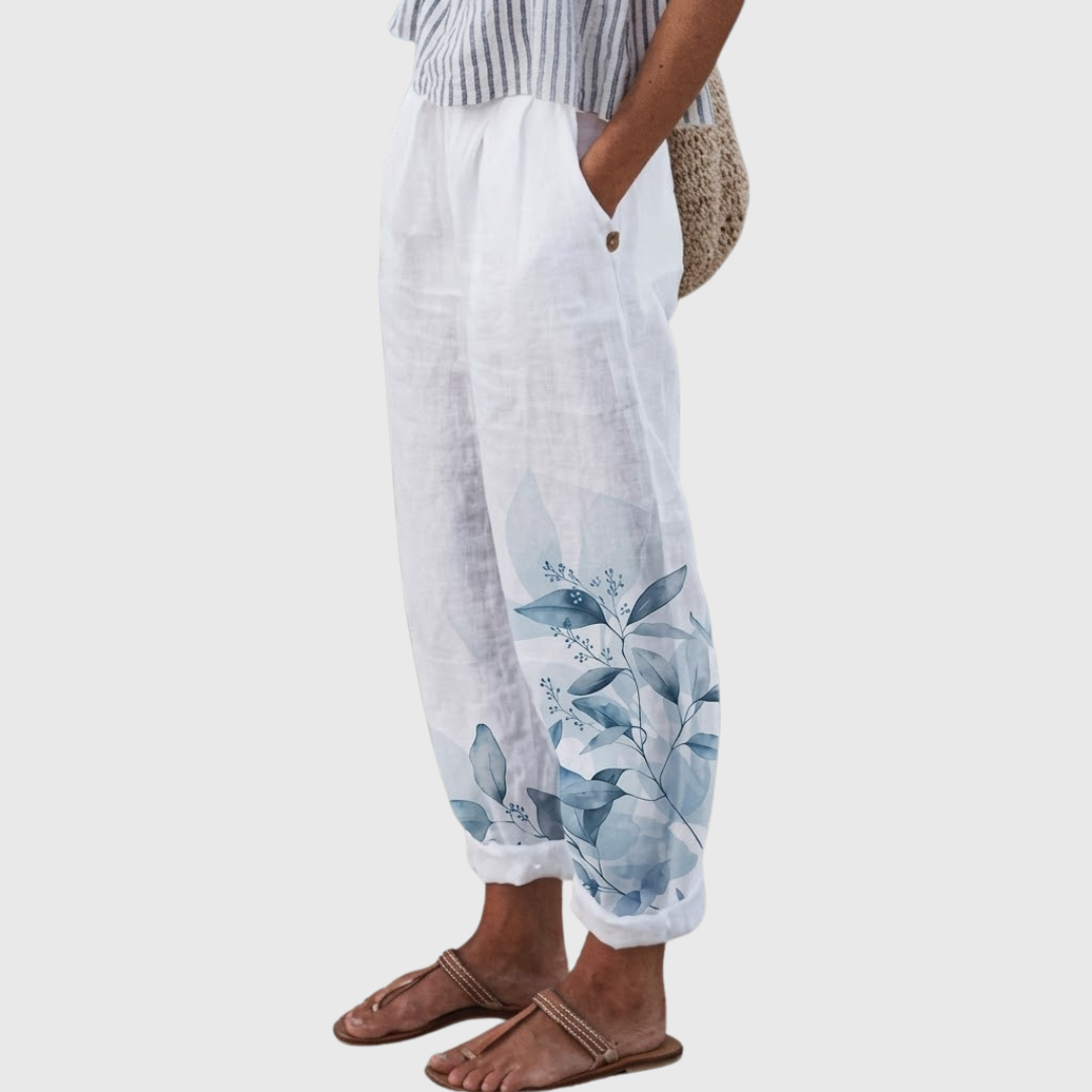 LIVIANA – Pantaloni con Vita Elasticizzata