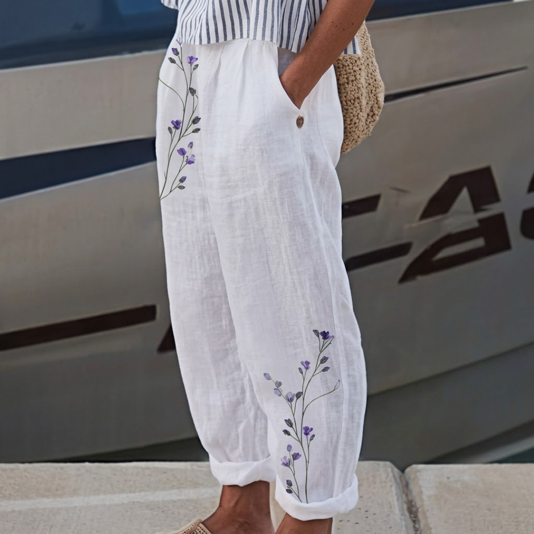 LUCILLA – Pantaloni Floreali