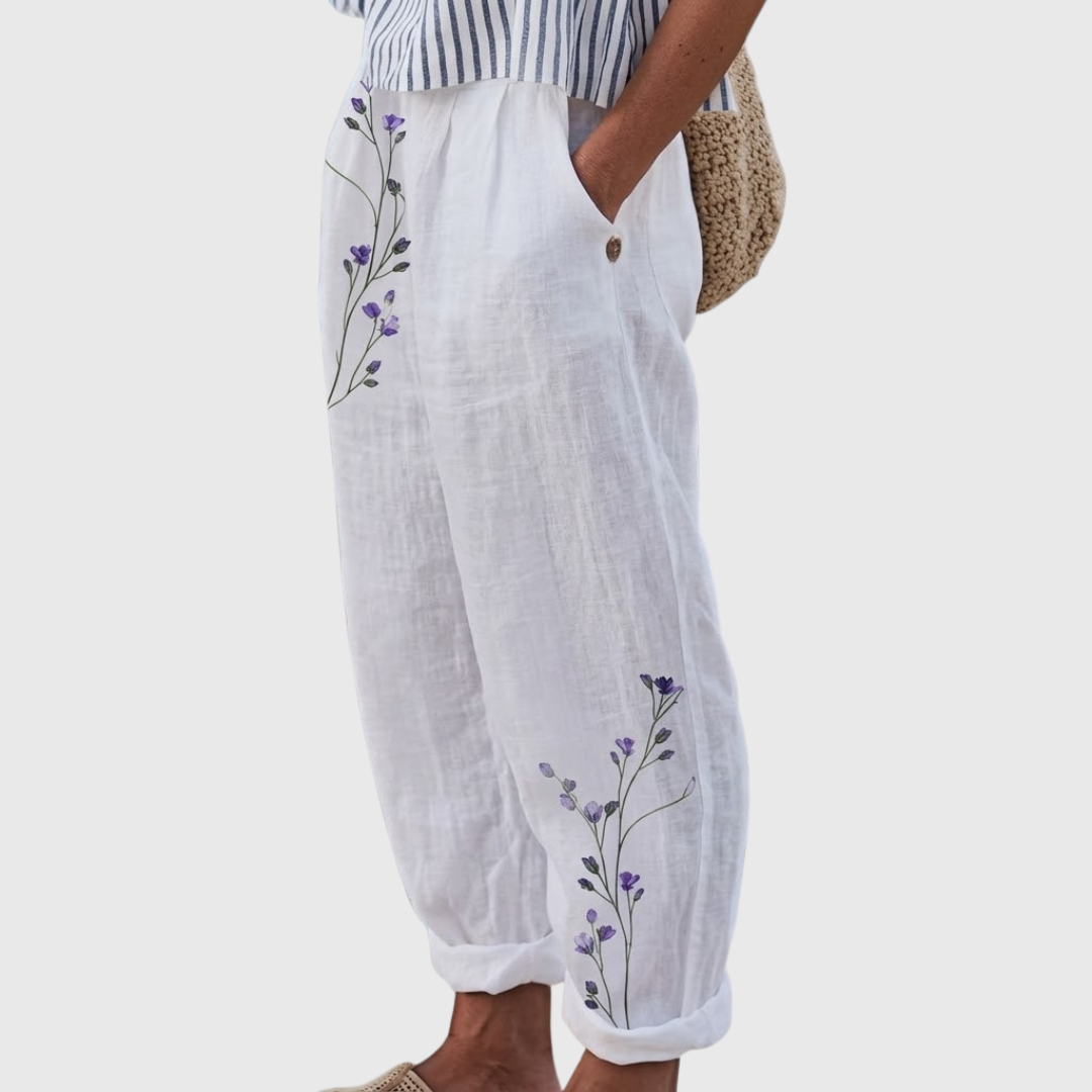 LUCILLA – Pantaloni Floreali