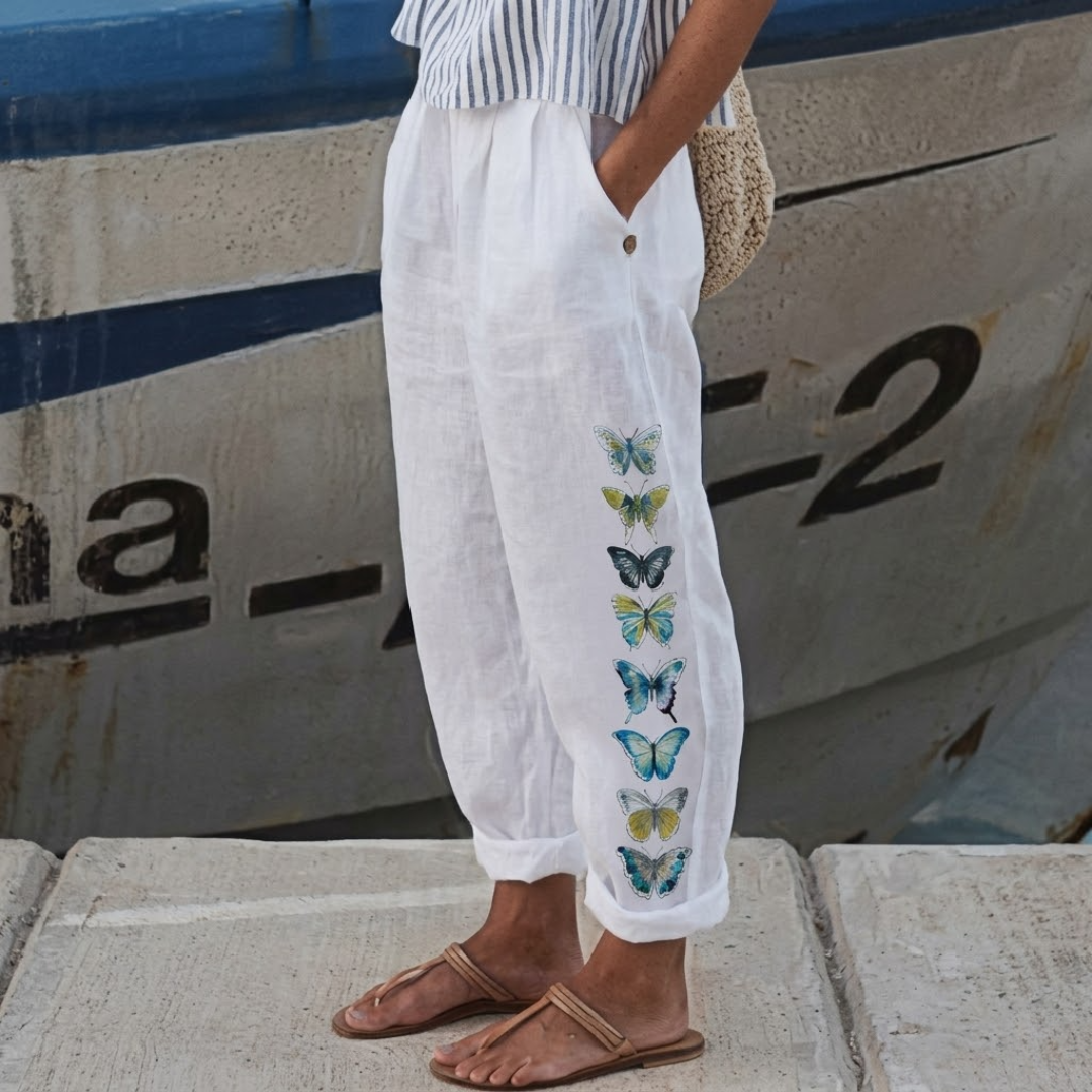 ELEONORA – Pantaloni Floreali
