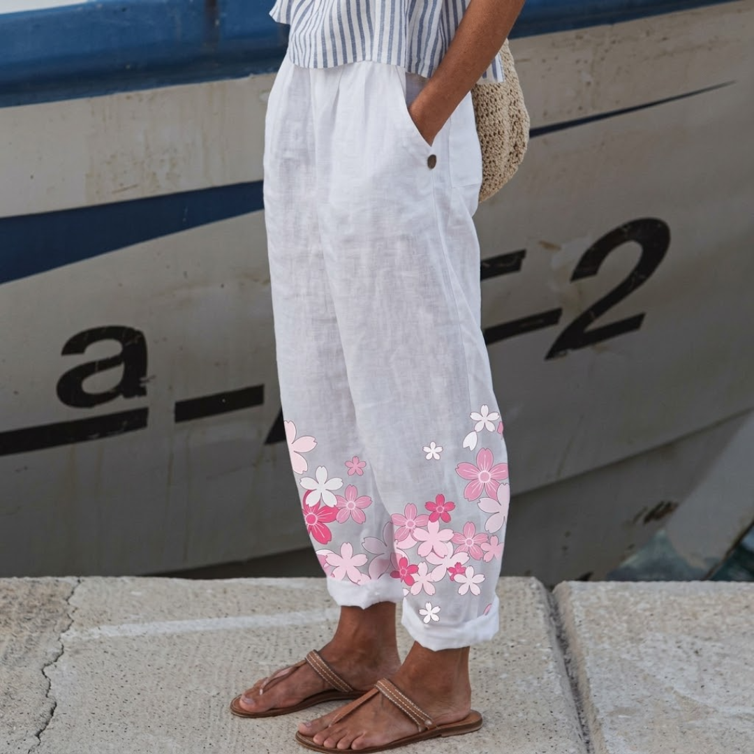 MARGHERITA – Pantaloni dal Design Floreale
