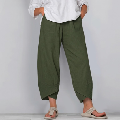 LOREDANA – Pantaloni a Gamba Larga