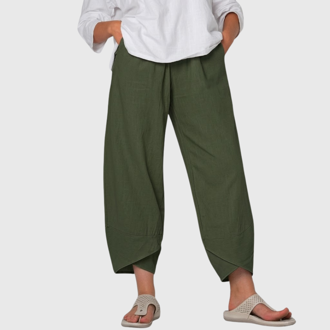 LOREDANA – Pantaloni a Gamba Larga