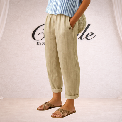 Romina | Timeless Linen-Cotton Trousers