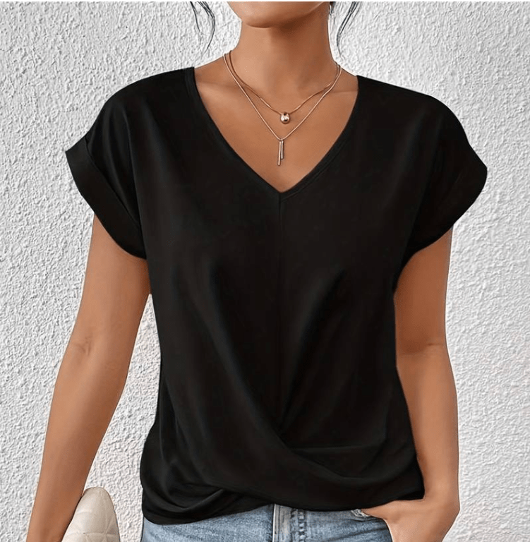 FIORELLA – Top con Scollo a V