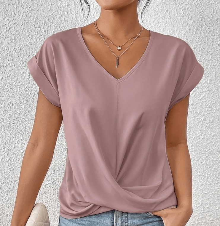 FIORELLA – Top con Scollo a V