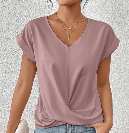 FIORELLA – Top con Scollo a V