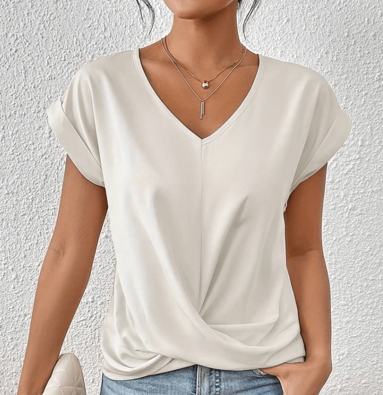 FIORELLA – Top con Scollo a V