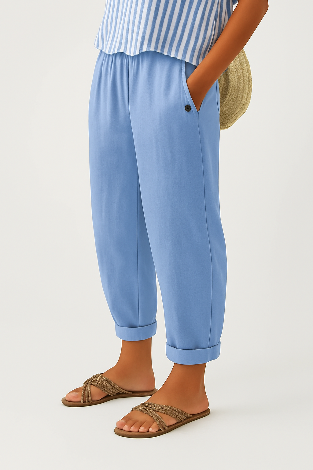 Romina | Timeless Linen-Cotton Trousers
