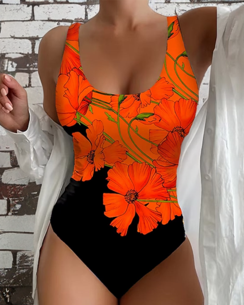LUCIANA – Costume Intero Floreale