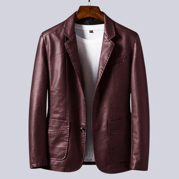 LOGAN - Lightweight Faux Leather Jacket
