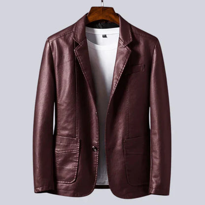 LOGAN - Lightweight Faux Leather Jacket