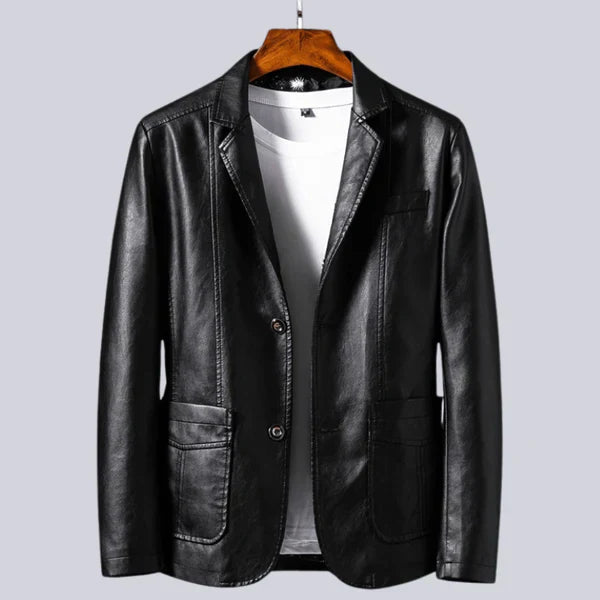 LOGAN - Lightweight Faux Leather Jacket