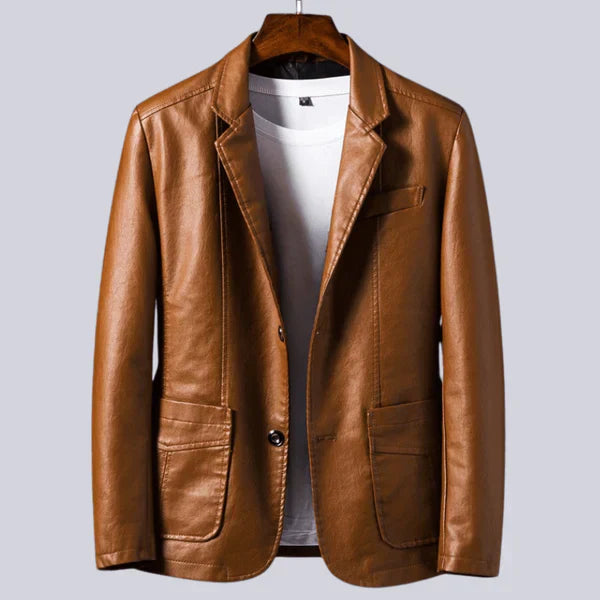 LOGAN - Lightweight Faux Leather Jacket