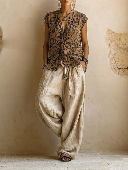 MALIKA – Completo Boho Elegante
