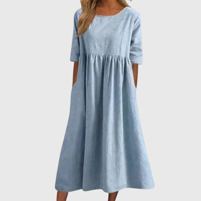 Bethany - Elegant Short-Sleeved Dress