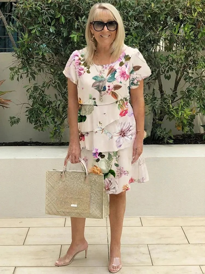 FLORA | Elegant Spring Midi Dress