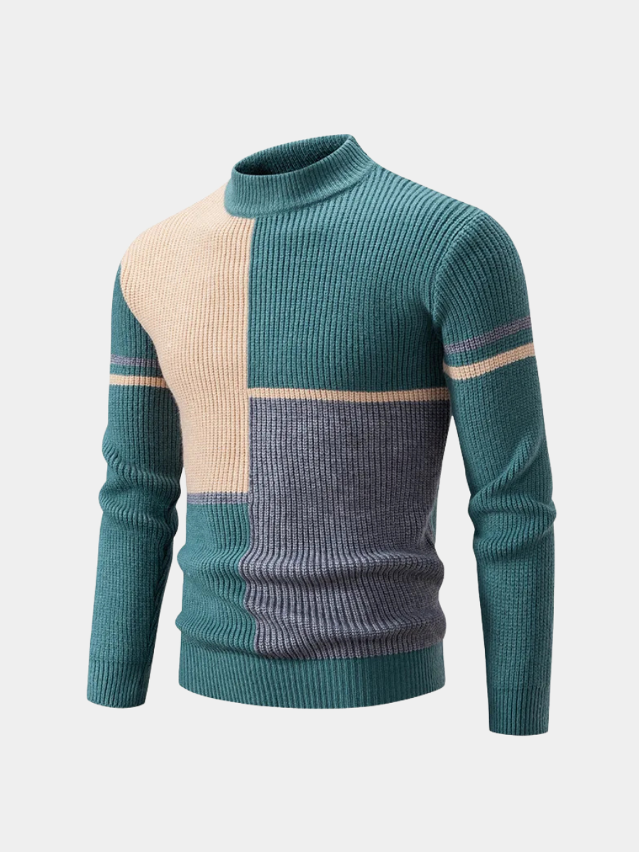 NOAH - MEN'S COLOR-KNIT SWEATER