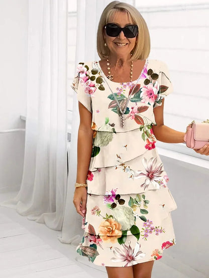 FLORA | Elegant Spring Midi Dress