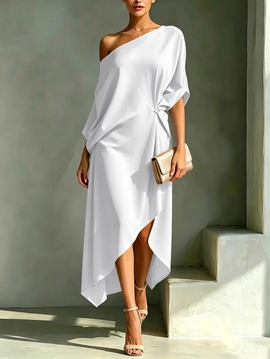 VALENTINA – Abito Monospalla Elegante
