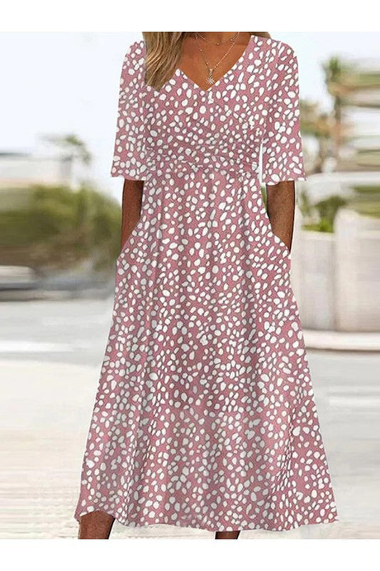 COLETTE – Abito Midi Elegante a Pois