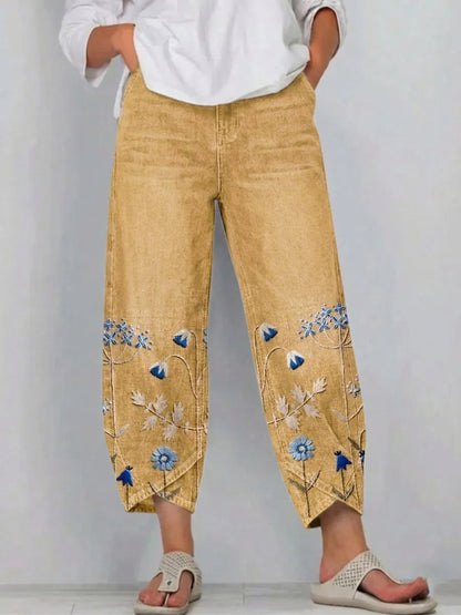 ELVIRA – Pantaloni Ricamati Eleganti