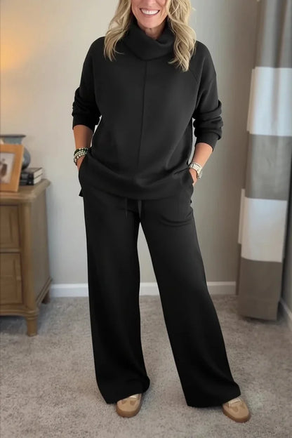 Colleen | Women Casual Turtle-neck 2 Piece